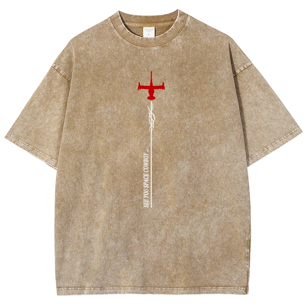 Cowboy Bebop Unisex Fit Washed T-Shirt 2503005496