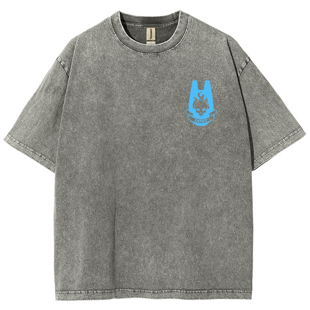 Halo Vintage Unisex Fit Washed T-Shirt 2507004536