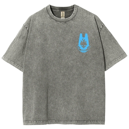 Halo Vintage Unisex Fit Washed T-Shirt 2507004536