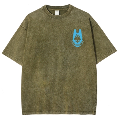 Halo Vintage Unisex Fit Washed T-Shirt 2507004536