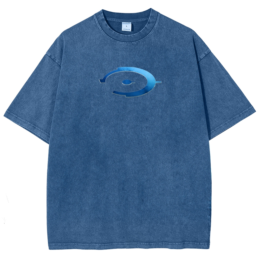 Halo Vintage Unisex Fit Washed T-Shirt 2507004545