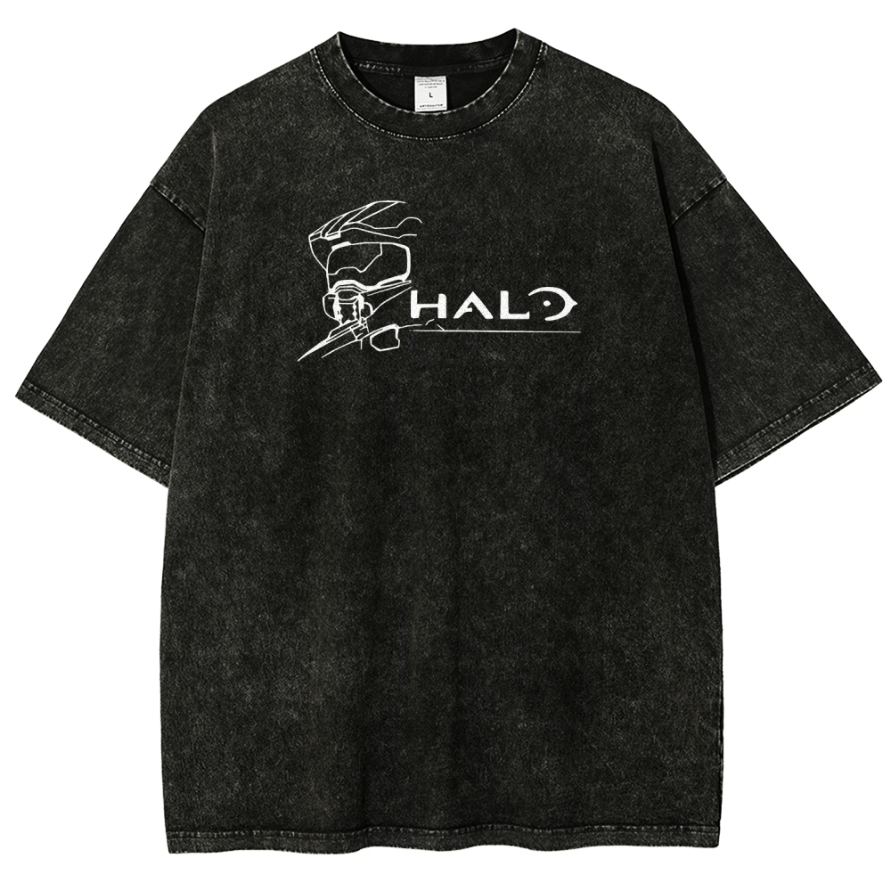 Halo Unisex Fit Washed T-Shirt 2507004549