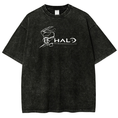 Halo Unisex Fit Washed T-Shirt 2507004549