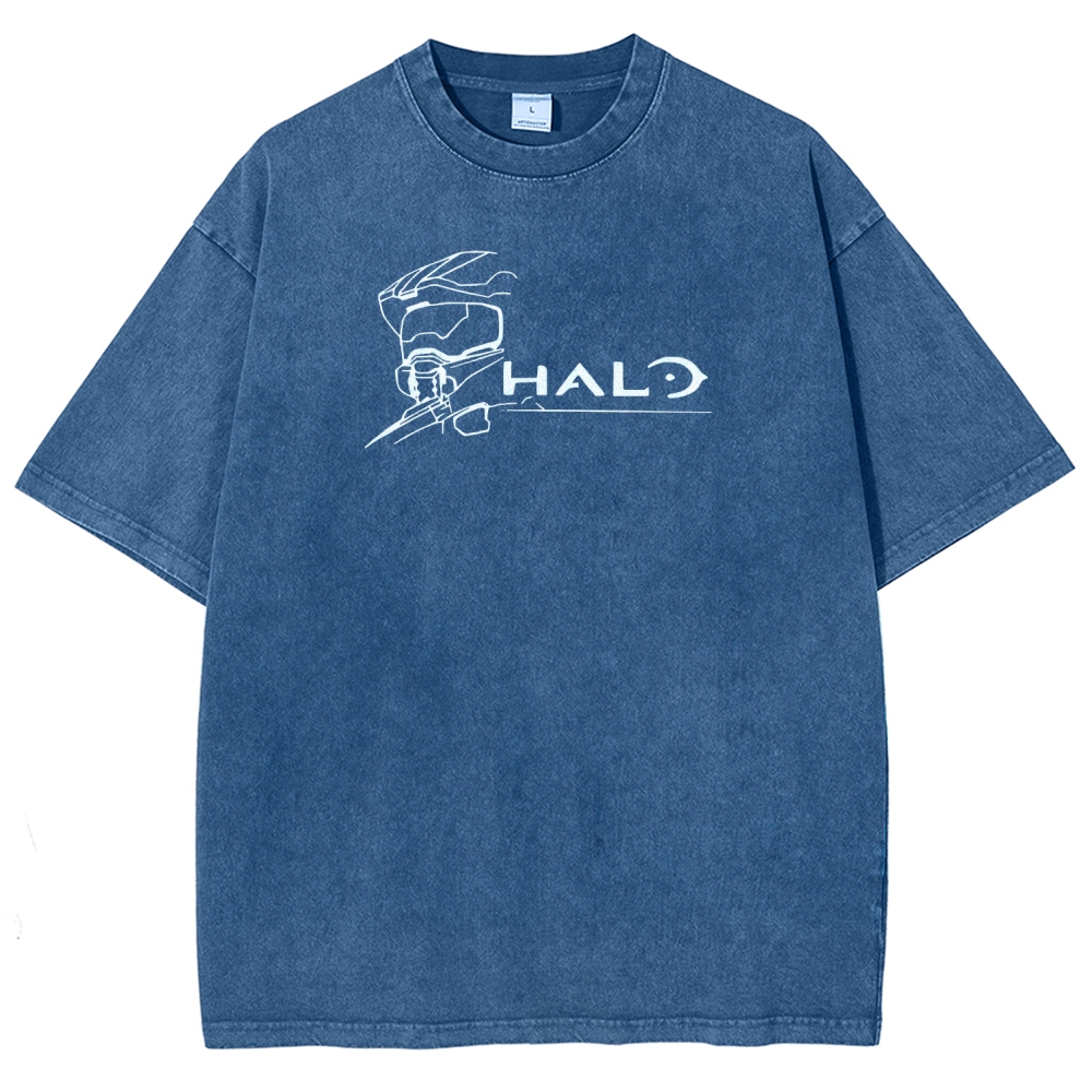 Halo Unisex Fit Washed T-Shirt 2507004549