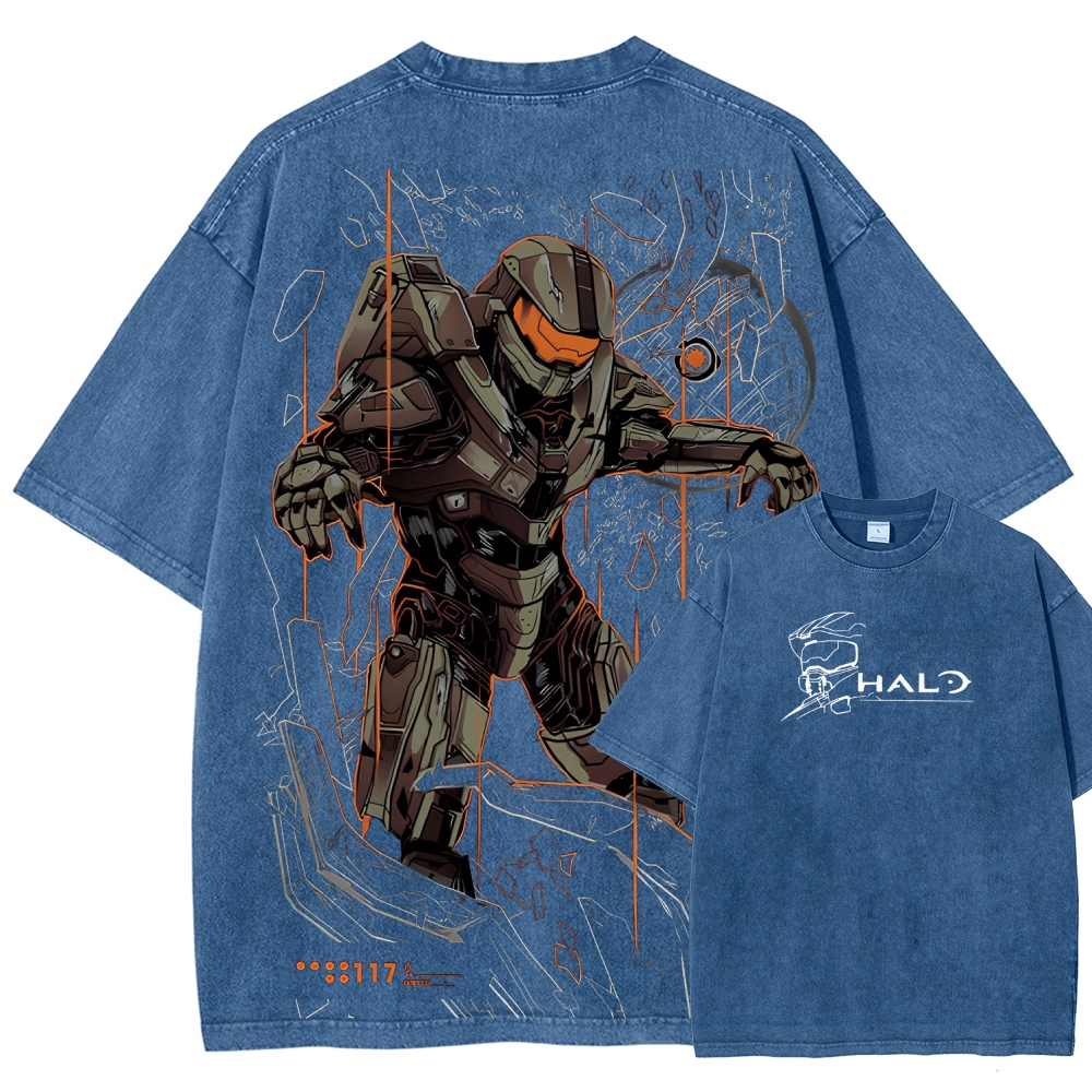 Halo Unisex Fit Washed T-Shirt 2507004549