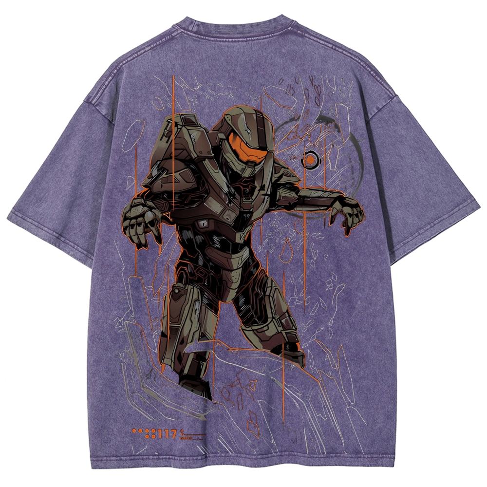 Halo Unisex Fit Washed T-Shirt 2507004549