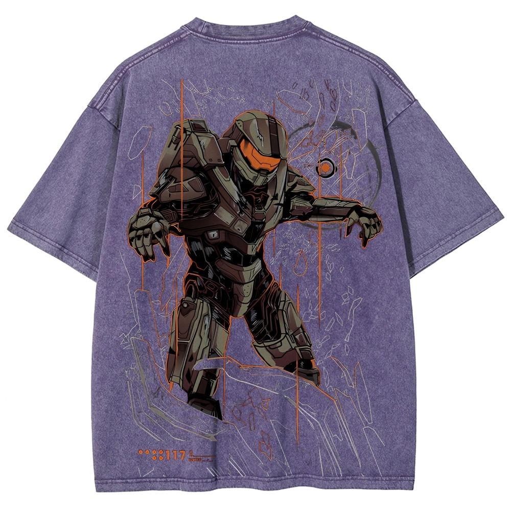 Halo Unisex Fit Washed T-Shirt 2507004549