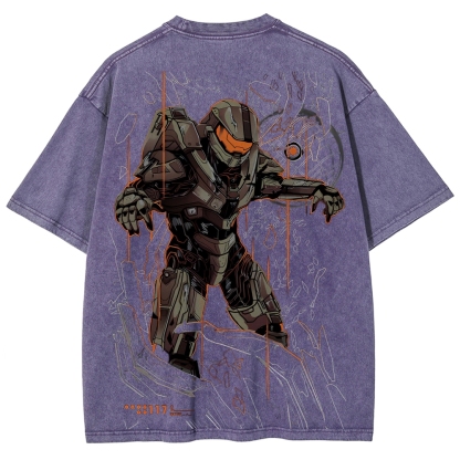 Halo Unisex Fit Washed T-Shirt 2507004549