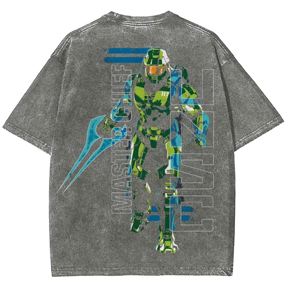 Halo Vintage Unisex Fit Washed T-Shirt 2507004554