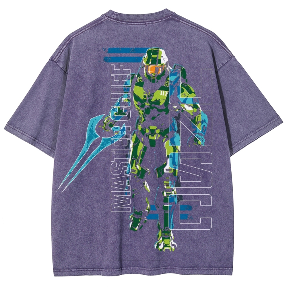 Halo Vintage Unisex Fit Washed T-Shirt 2507004554