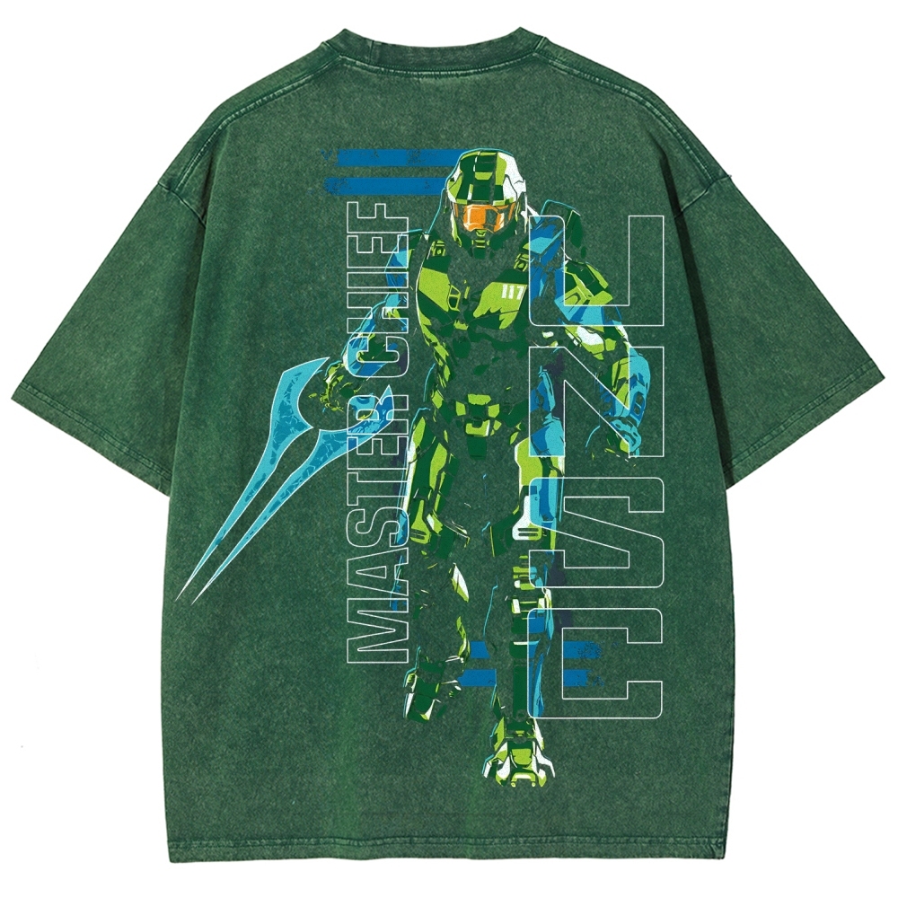 Halo Vintage Unisex Fit Washed T-Shirt 2507004554