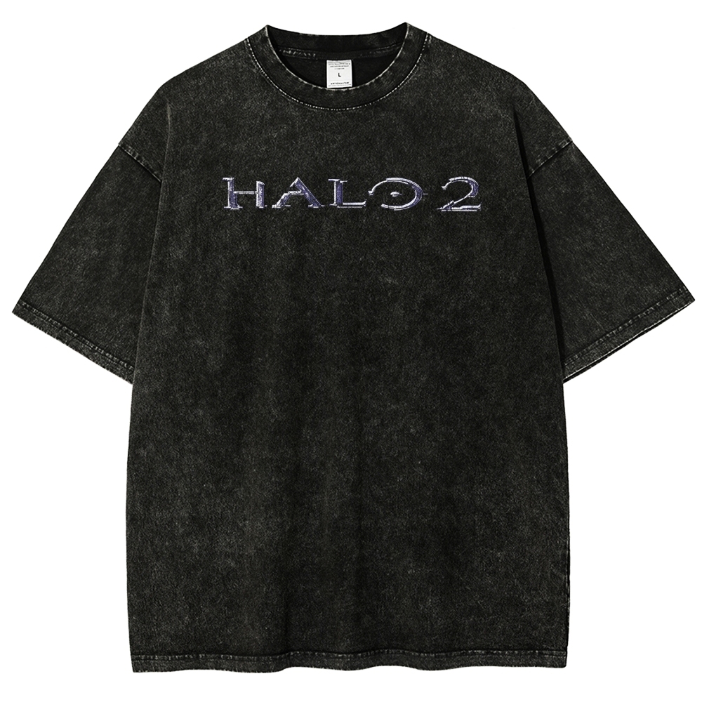 Halo Vintage Unisex Fit Washed T-Shirt 2507004567
