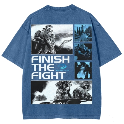 Halo Vintage Unisex Fit Washed T-Shirt 2507004571