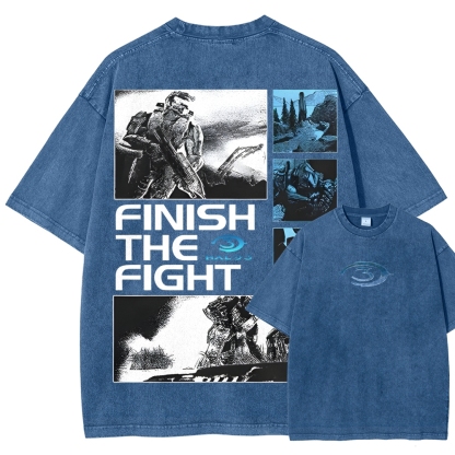 Halo Vintage Unisex Fit Washed T-Shirt 2507004571