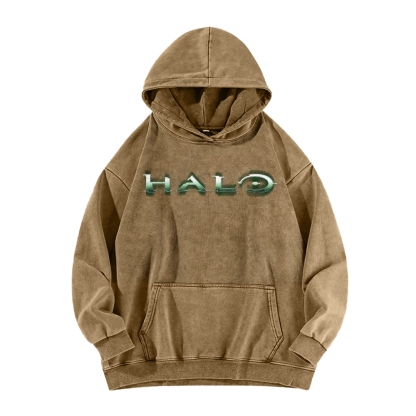 HaloCasual Washed Hoodie 2507011837