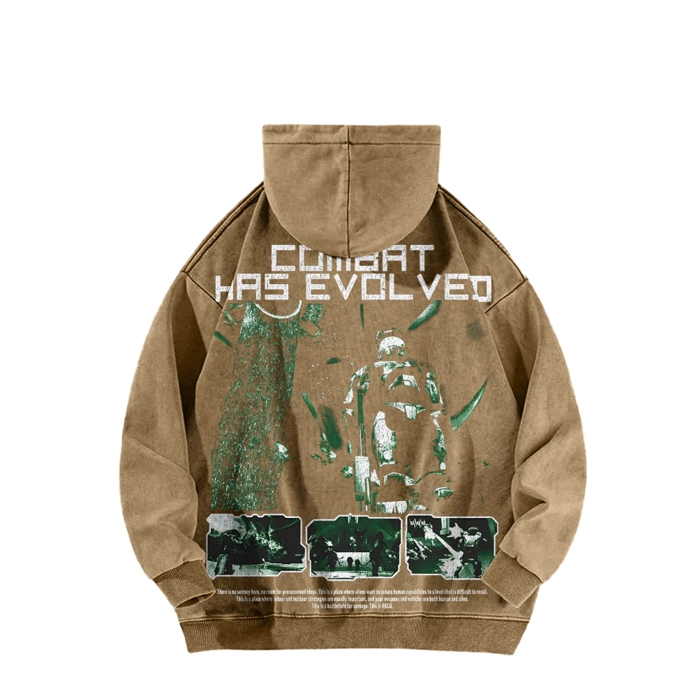 HaloCasual Washed Hoodie 2507011837