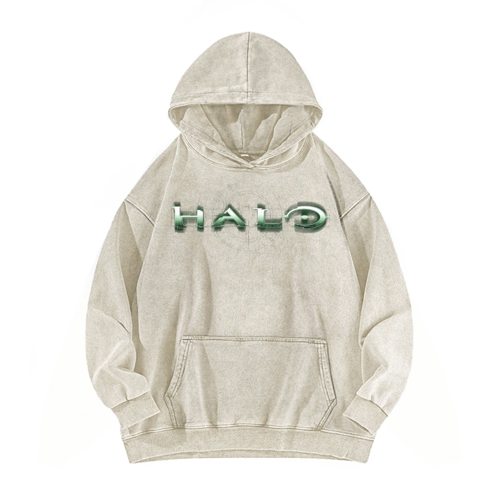 HaloCasual Washed Hoodie 2507011837