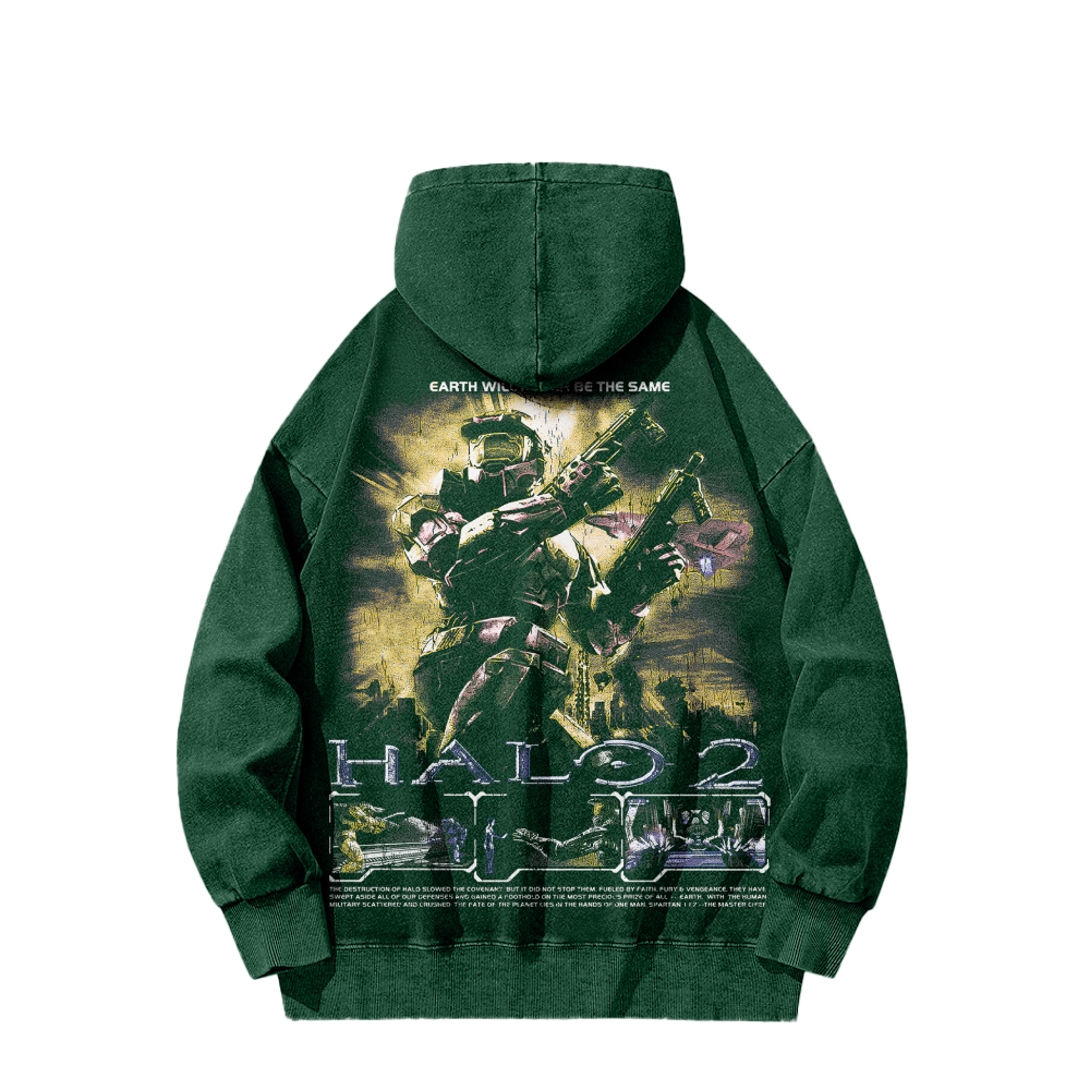 HaloCasual Washed Hoodie 2507011852