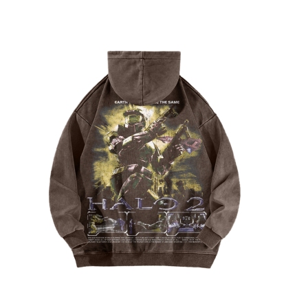 HaloCasual Washed Hoodie 2507011852