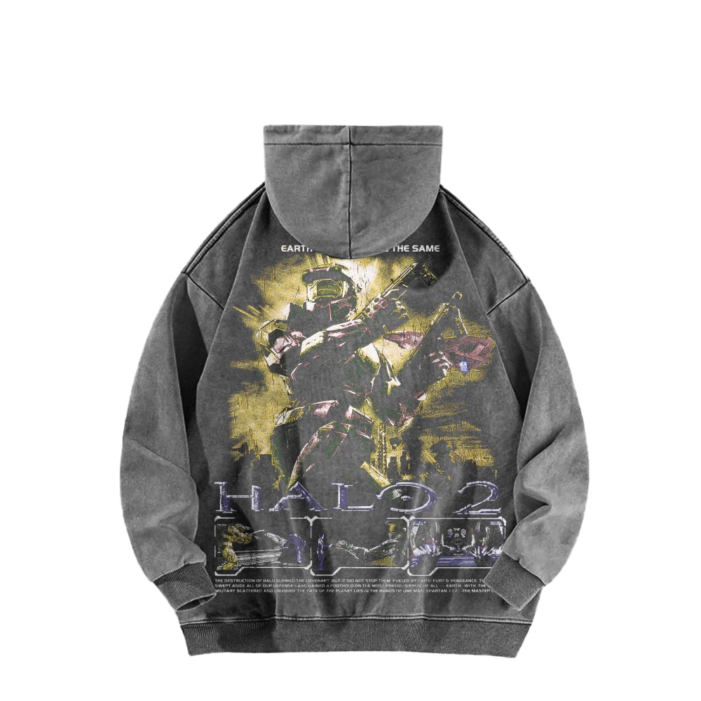 HaloCasual Washed Hoodie 2507011852