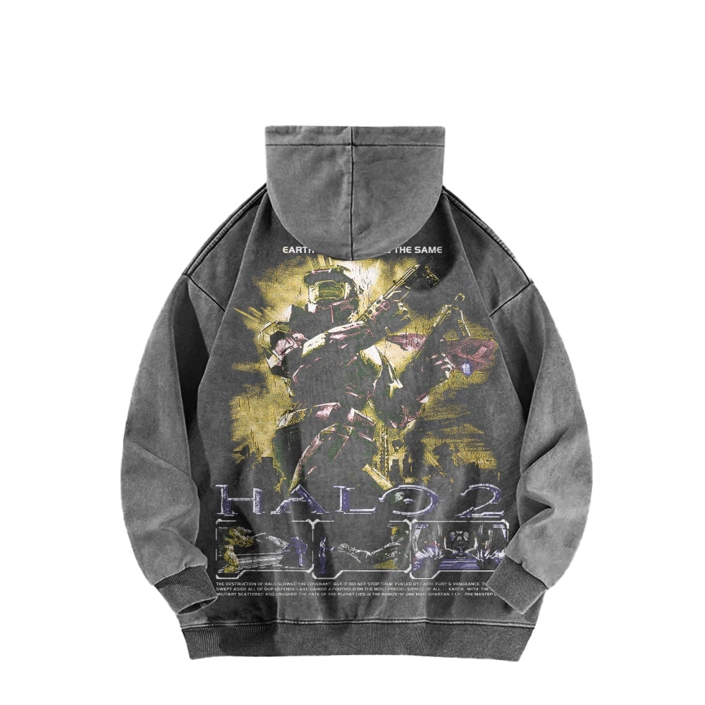 HaloCasual Washed Hoodie 2507011852