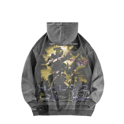 HaloCasual Washed Hoodie 2507011852