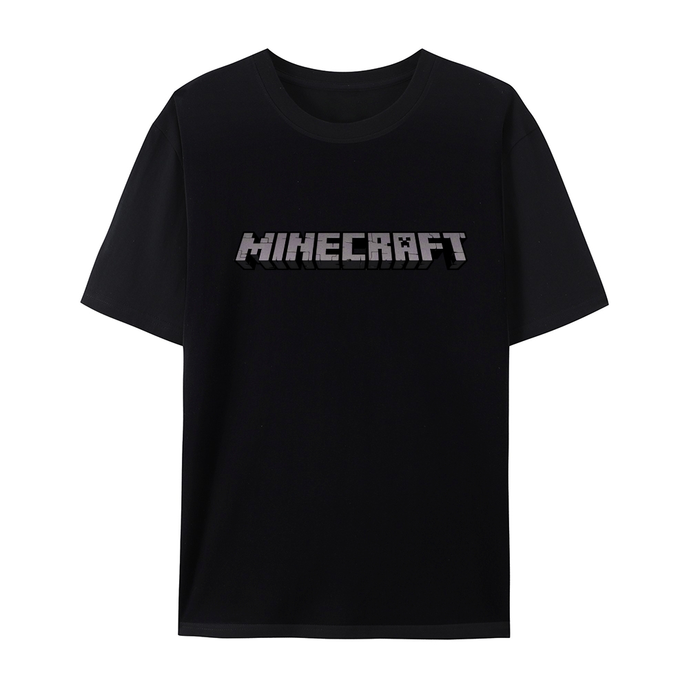 Minecraft Classic Logo Multiple colors cotton graphic T-Shirt