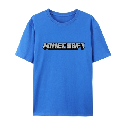 Minecraft Classic Logo Multiple colors cotton graphic T-Shirt