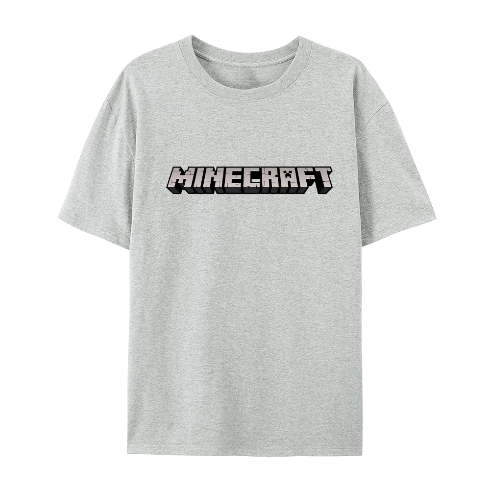 Minecraft Classic Logo Multiple colors cotton graphic T-Shirt
