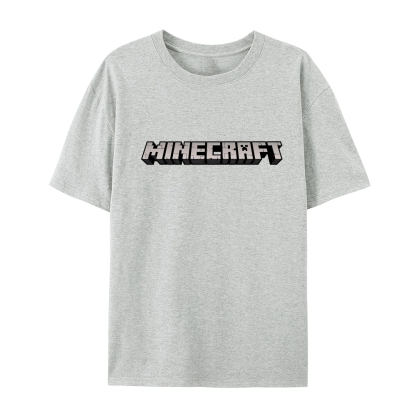 Minecraft Classic Logo Multiple colors cotton graphic T-Shirt