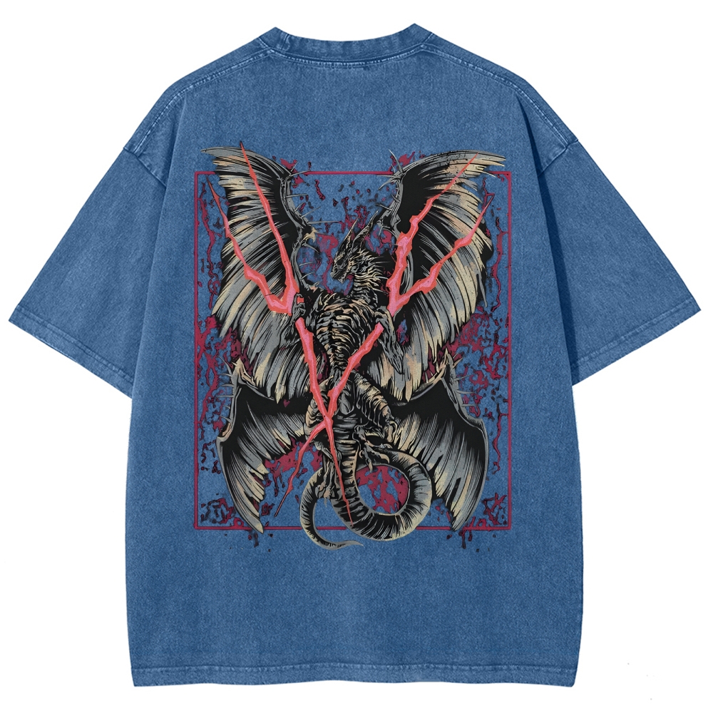 Elden Ring Lichdragon Fortissax Unisex Acid Washed Lightweight Cotton 