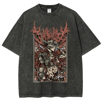 Elden Ring Shirt Vintage Washed Game Shirt, Gift for Men, Gift for Women, Crew Neck T-shirt, Trending T-shirt