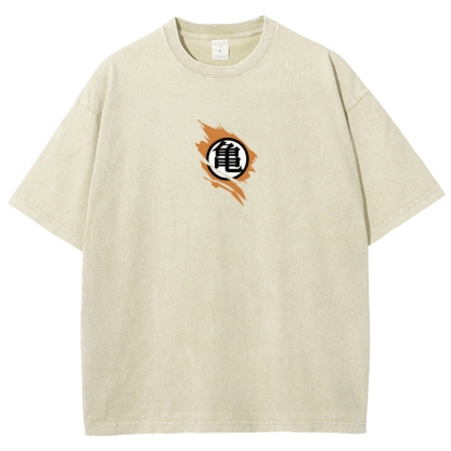 Goku SSJ3 - Dragonball Z Clothing Washed Cotton T-Shirt