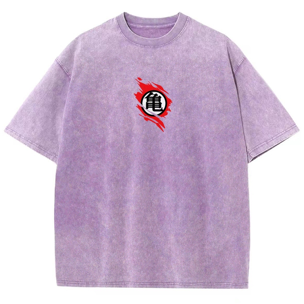 SUPER MASTER ROSHI - Dragon ball Clothing Washed Cotton T-Shirt