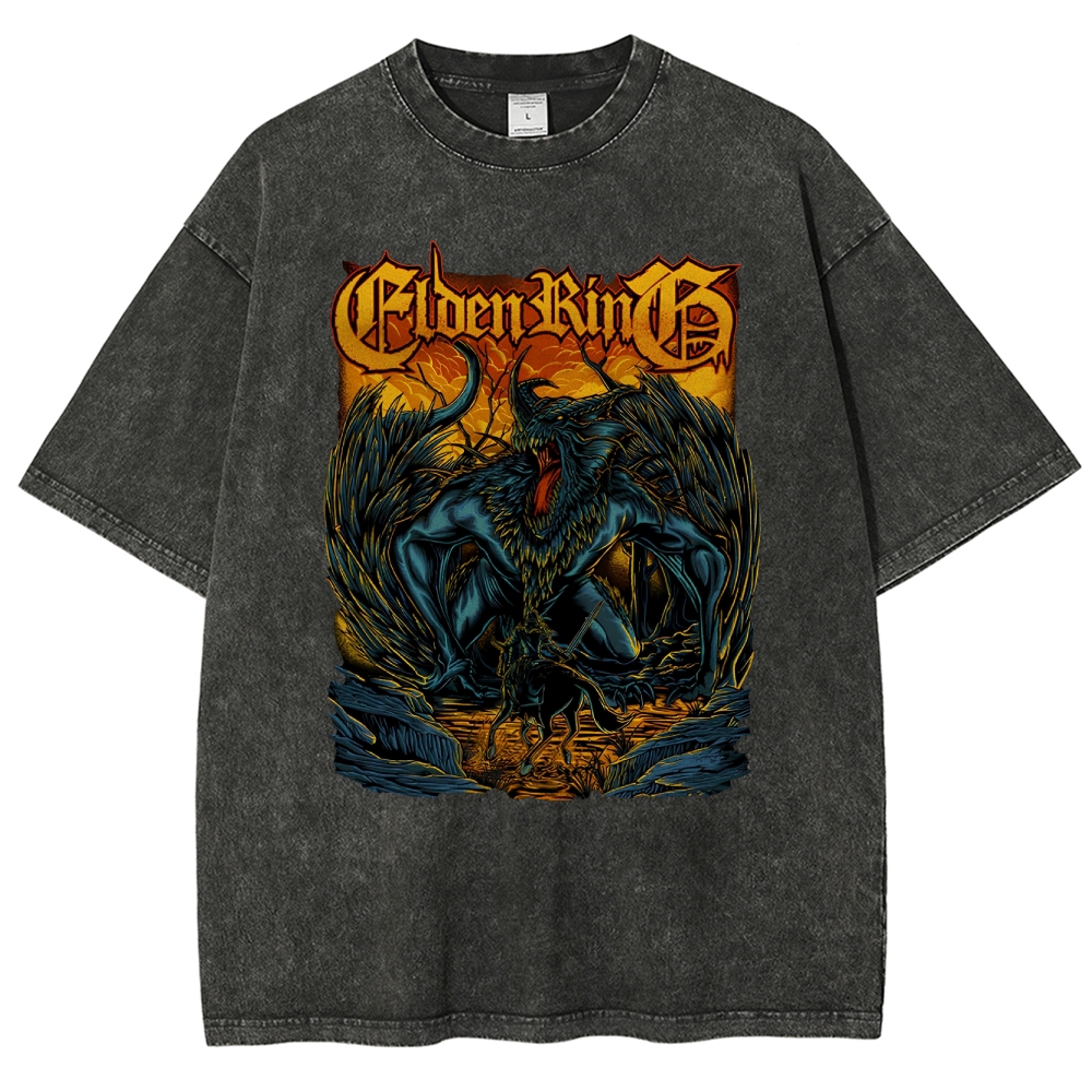 Elden Ring Retro Limited Vintage Washed T-Shirt