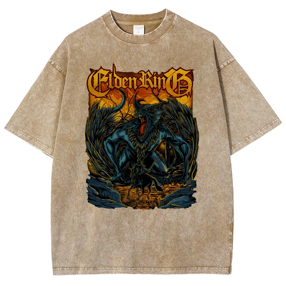 Elden Ring Retro Limited Vintage Washed T-Shirt