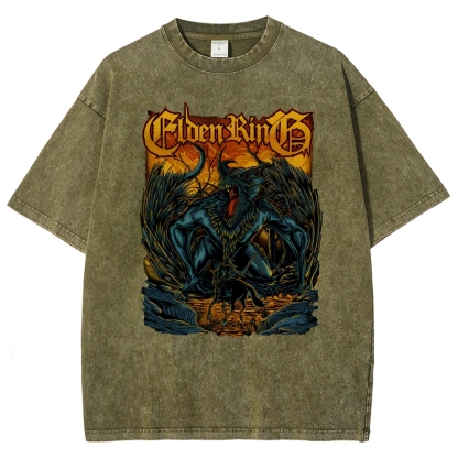 Elden Ring Retro Limited Vintage Washed T-Shirt