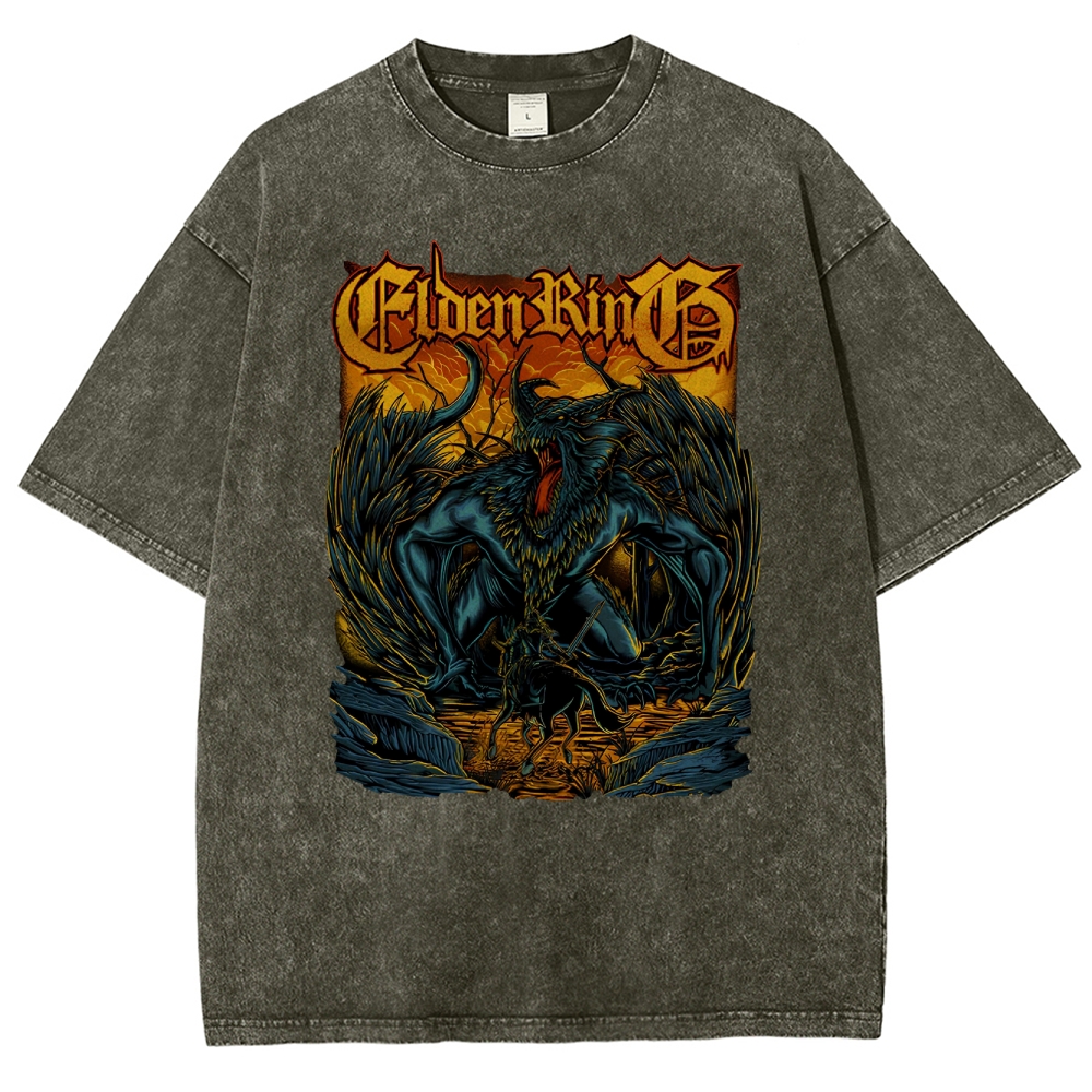Elden Ring Retro Limited Vintage Washed T-Shirt