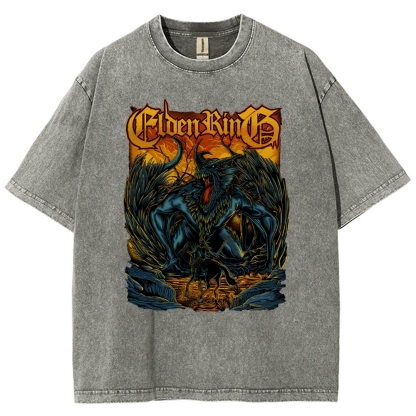 Elden Ring Retro Limited Vintage Washed T-Shirt