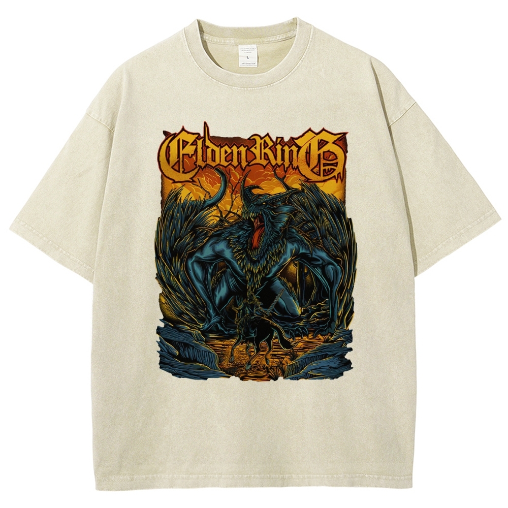 Elden Ring Retro Limited Vintage Washed T-Shirt