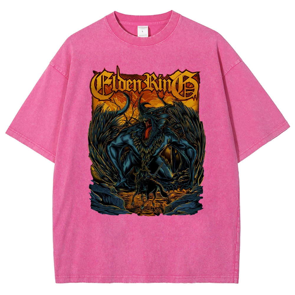 Elden Ring Retro Limited Vintage Washed T-Shirt