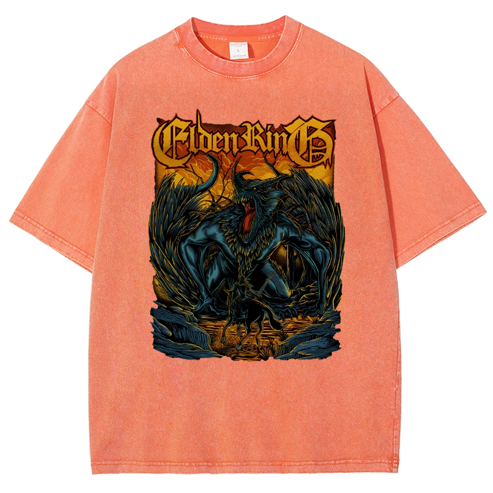 Elden Ring Retro Limited Vintage Washed T-Shirt