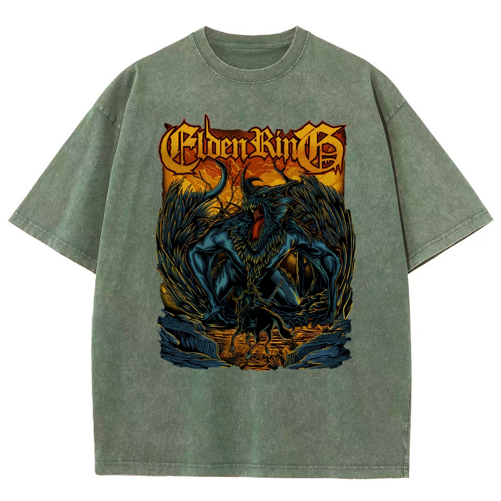 Elden Ring Retro Limited Vintage Washed T-Shirt