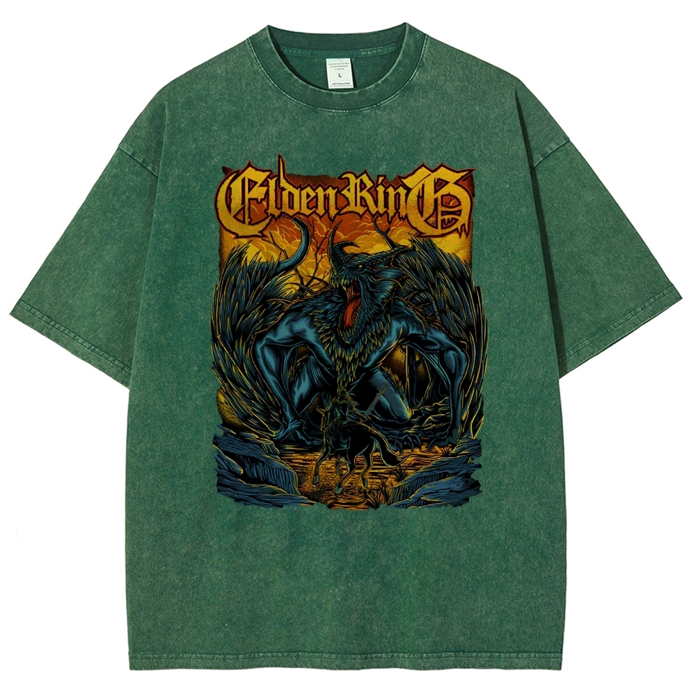 Elden Ring Retro Limited Vintage Washed T-Shirt