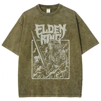 Elden Ring Retro Limited Vintage Washed T-Shirt