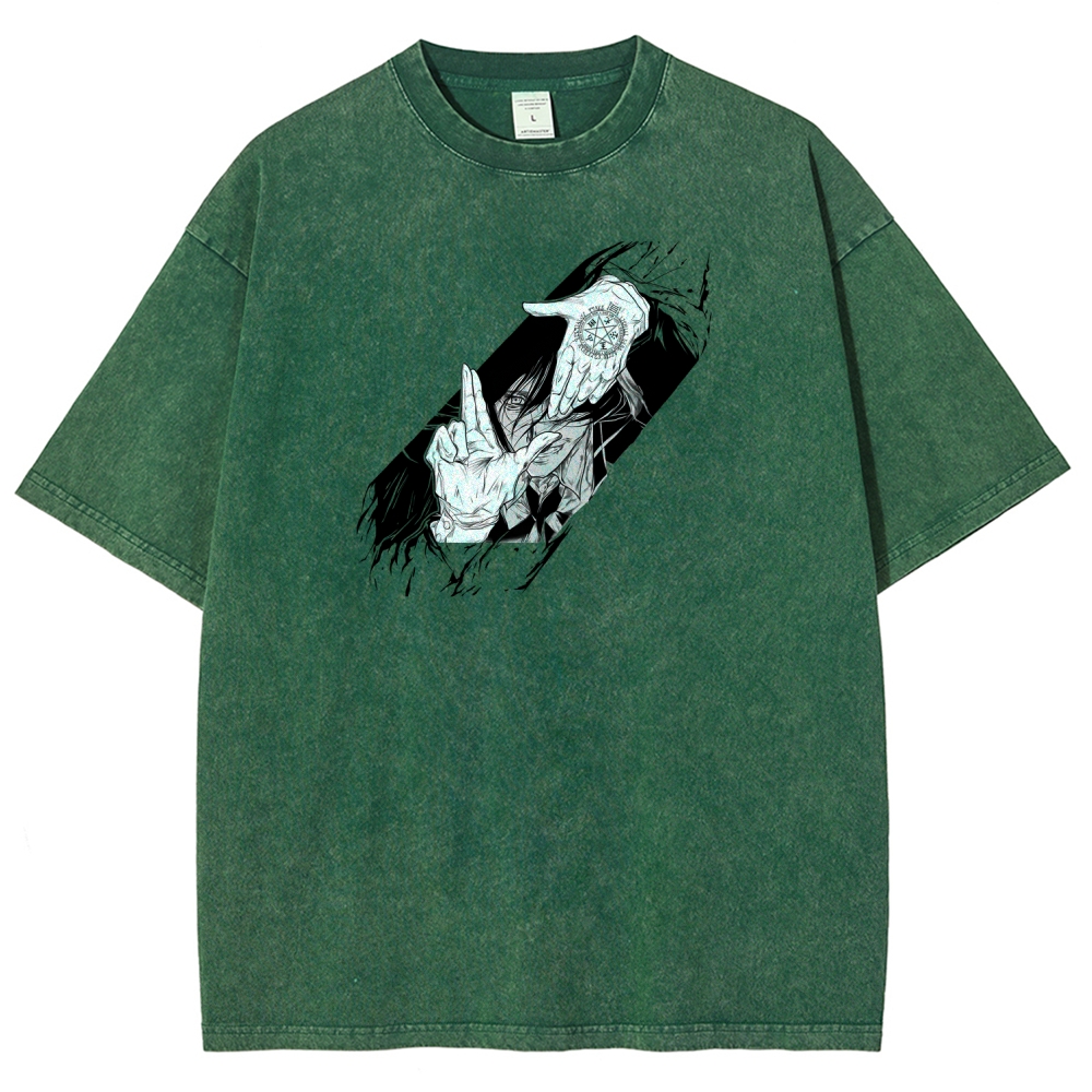 Hellsing Unisex Fit Washed T-Shirt 2509006215