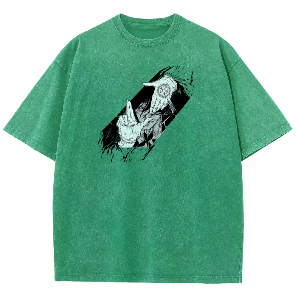 Hellsing Unisex Fit Washed T-Shirt 2509006215