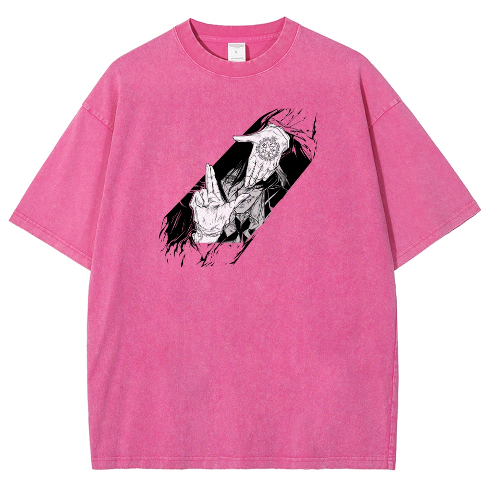 Hellsing Unisex Fit Washed T-Shirt 2509006215