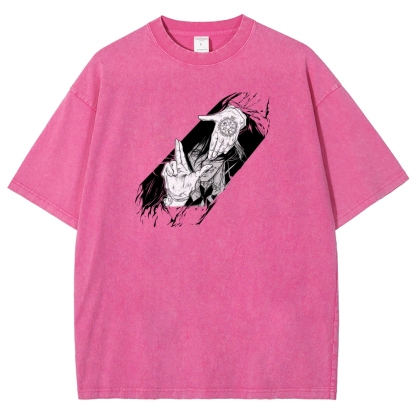 Hellsing Unisex Fit Washed T-Shirt 2509006215