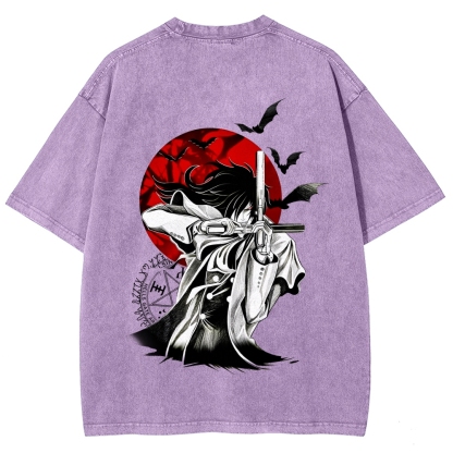 Hellsing Unisex Fit Washed T-Shirt 2509006229